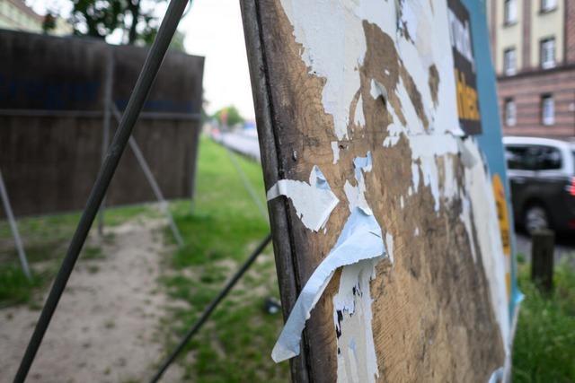 Vor der Bundestagswahl werden in Baden-Wrttemberg vor allem Wahlplakate beschdigt