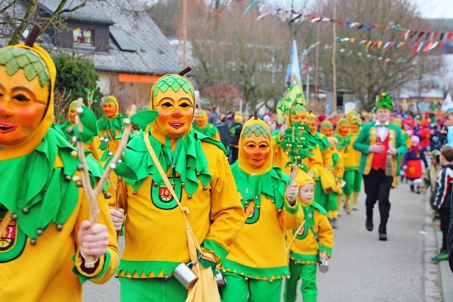 Mit Berg un Tal wird jetzt die Fasnet in Wagenstadt ganz gro gestartet.  | Foto: Werner Schnabl