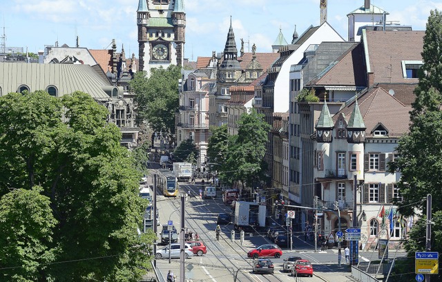 Die Bereiche Breisacher Tor und Holzma...als Bewohnerparkgebiet zusammengelegt.  | Foto: Ingo Schneider