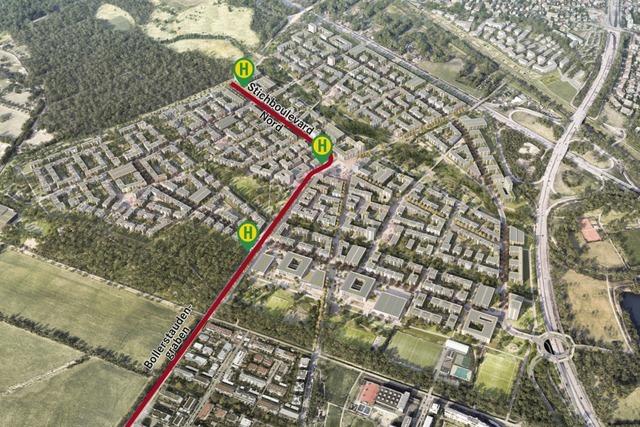 Plne der Stadtbahn fr Freiburgs neuen Stadtteil muss erneut in die Offenlage