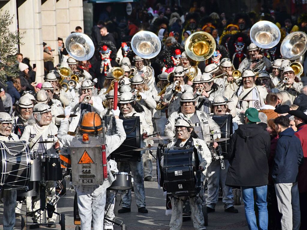 Impressionen vom Narrenbaumstellen in Lrrach