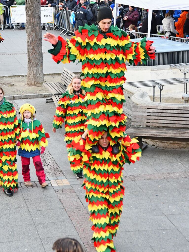 Impressionen vom Narrenbaumstellen in Lrrach