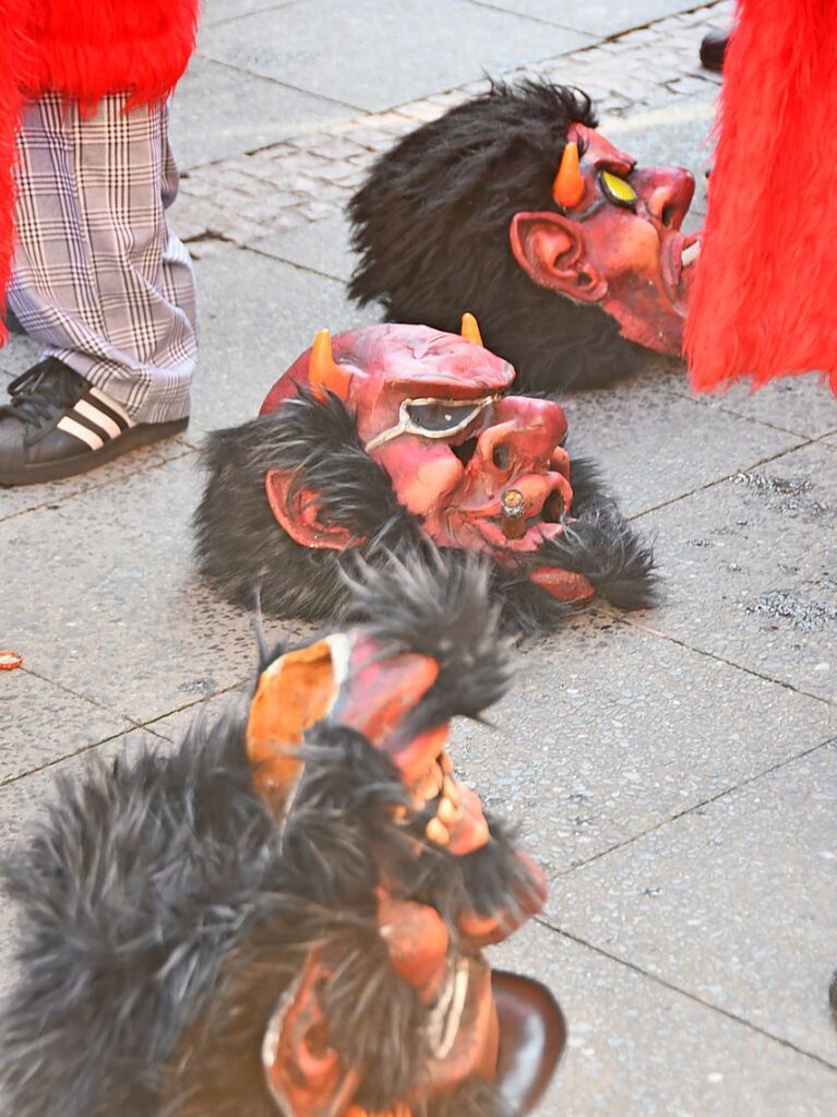 Impressionen vom Narrenbaumstellen in Lrrach