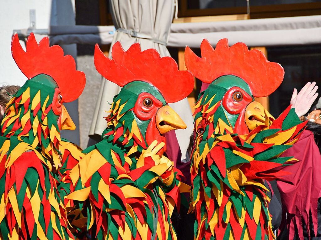 Impressionen vom Narrenbaumstellen in Lrrach