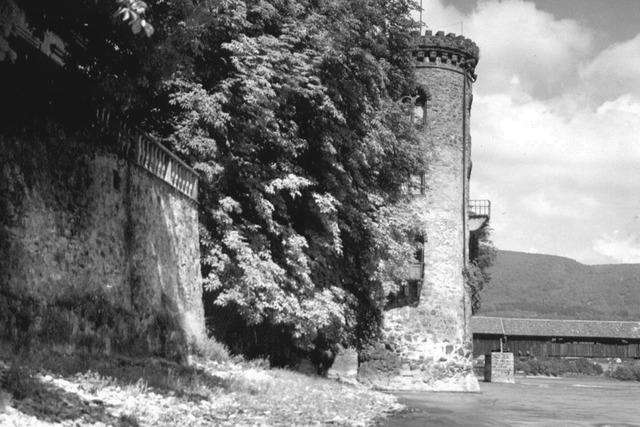 Der Diebsturm in Bad Sckingen wird am Ende des Zweiten Weltkriegs zur Beobachtungsstelle