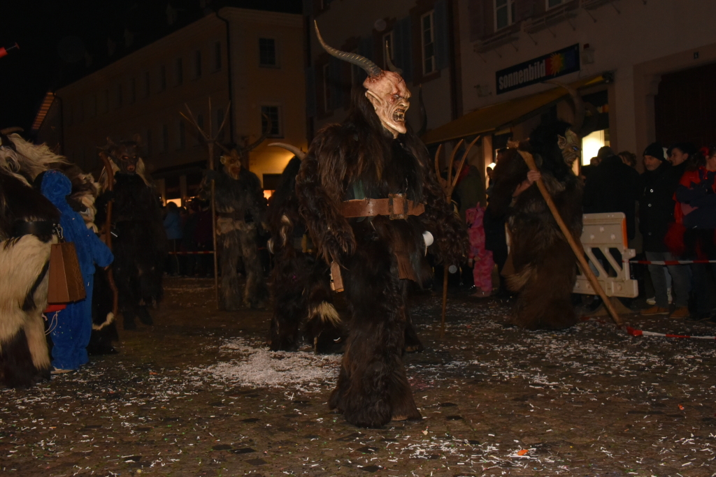 Frhlich zogen ber 80 Znfte, Fanfarenzge, Gugge-Musik- und Fasnachtsgruppen durch die Emmendinger Altstadt.