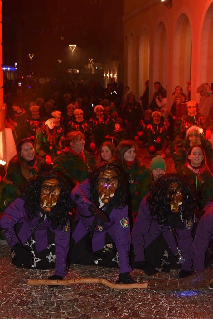 Frhlich zogen ber 80 Znfte, Fanfarenzge, Gugge-Musik- und Fasnachtsgruppen durch die Emmendinger Altstadt.