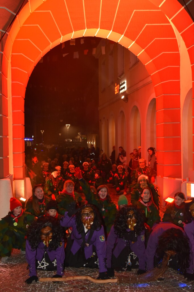 Frhlich zogen ber 80 Znfte, Fanfarenzge, Gugge-Musik- und Fasnachtsgruppen durch die Emmendinger Altstadt.