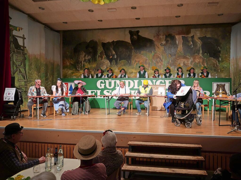 Tolle Stimmung beim Zunftabend der Gndlinger Welschkorneber am Freitag und Samstag