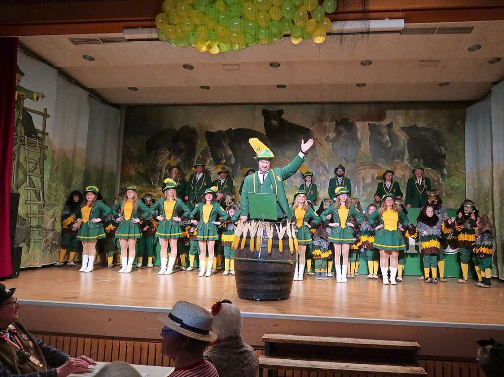 Tolle Stimmung beim Zunftabend der Gndlinger Welschkorneber am Freitag und Samstag