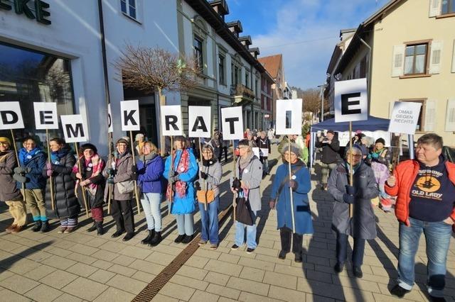 Fr Vielfalt und Toleranz: Kundgebung in Schopfheim richtet sich gegen Rechtsextremismus