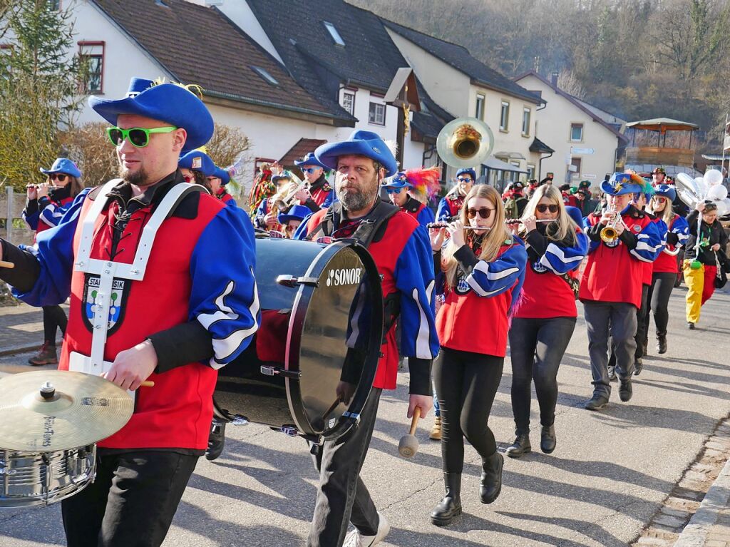 Die Narren sind los in Wehr und sorgen fr ausgelassene Stimmung.