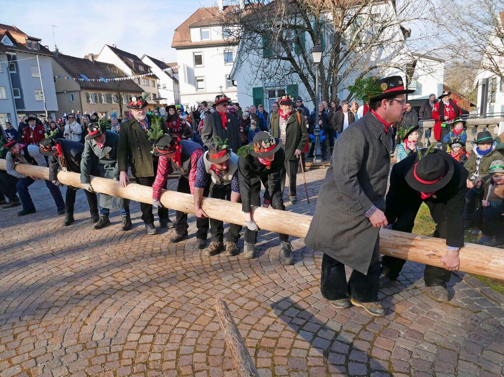 Die Narren sind los in Wehr und sorgen fr ausgelassene Stimmung.