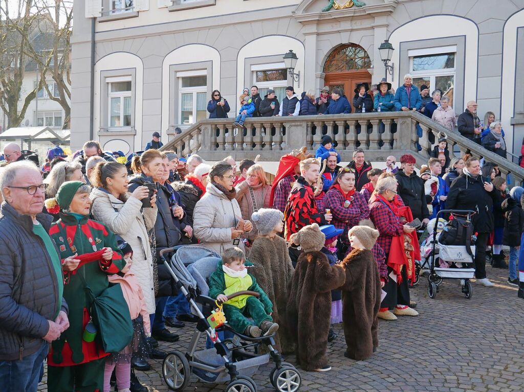 Die Narren sind los in Wehr und sorgen fr ausgelassene Stimmung.