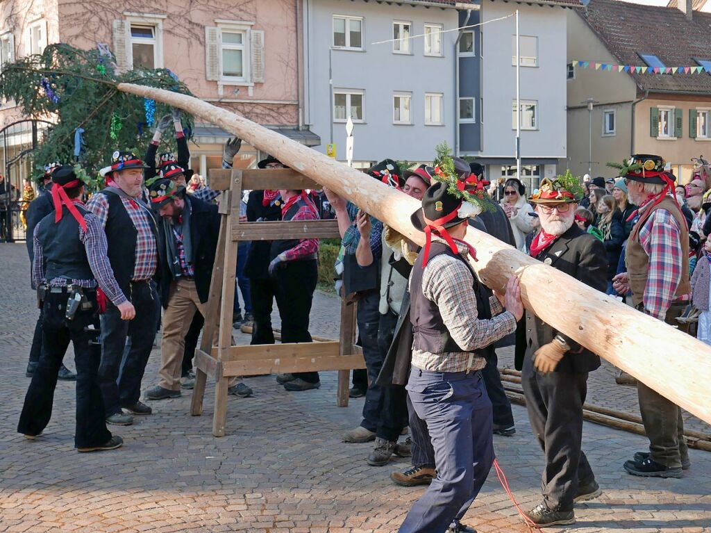 Die Narren sind los in Wehr und sorgen fr ausgelassene Stimmung.