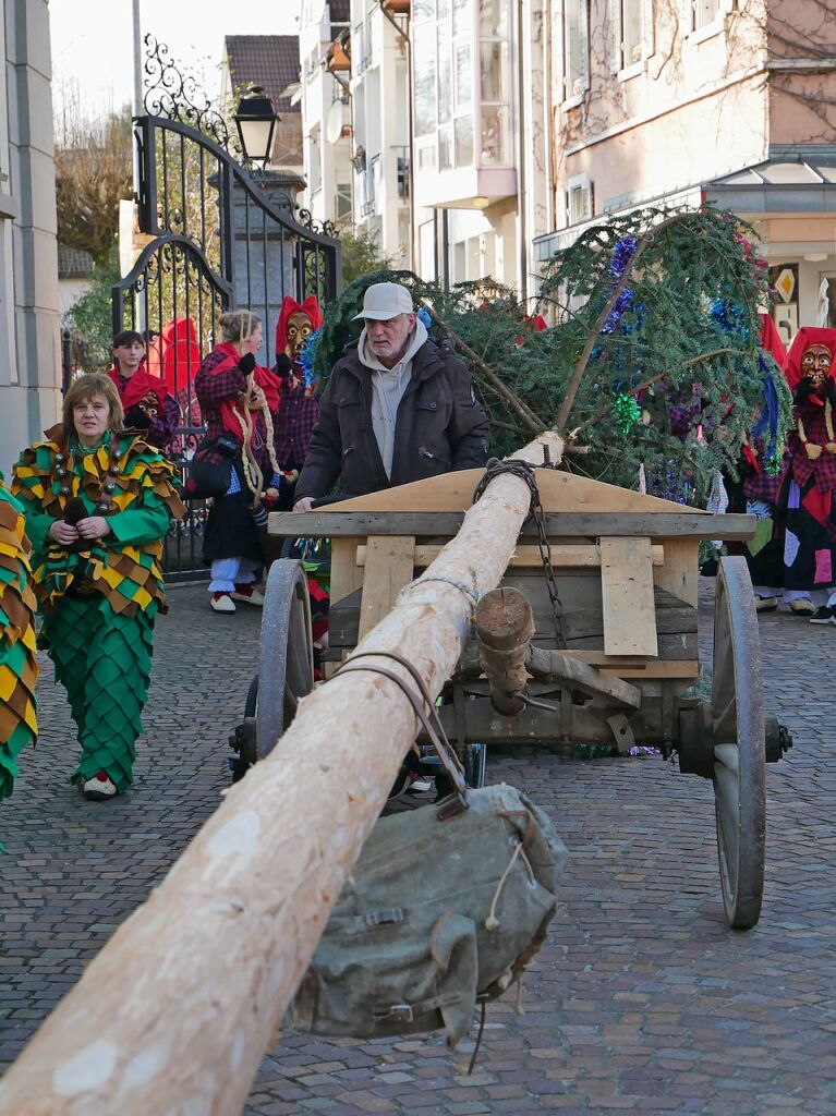 Die Narren sind los in Wehr und sorgen fr ausgelassene Stimmung.