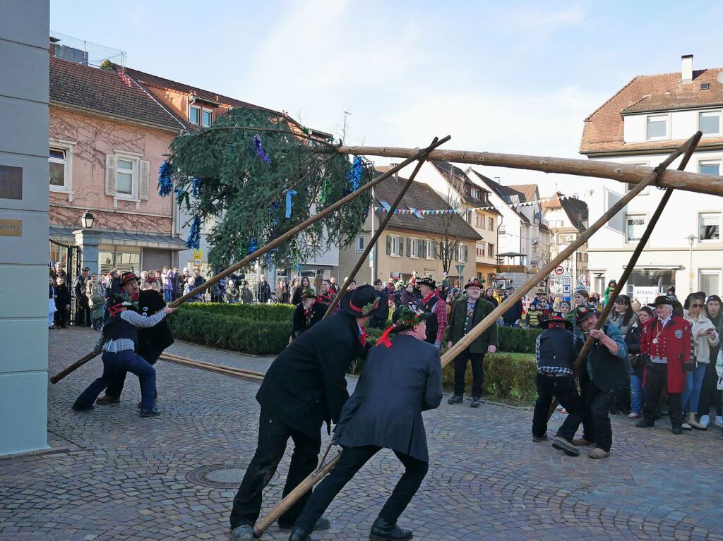 Die Narren sind los in Wehr und sorgen fr ausgelassene Stimmung.