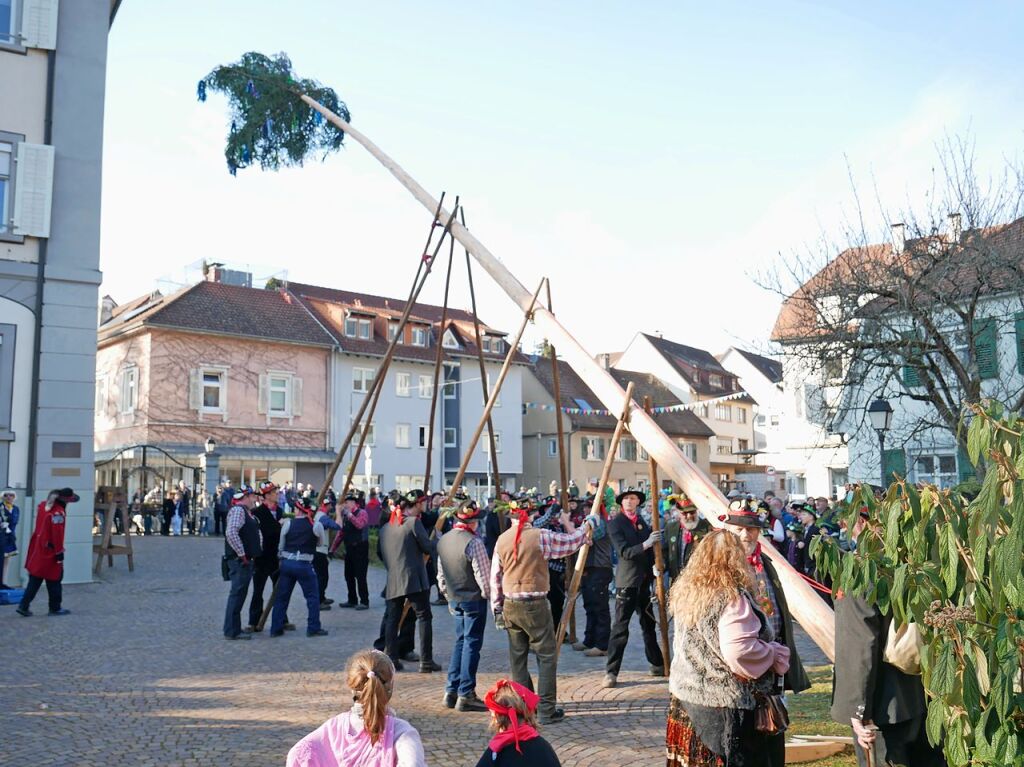 Die Narren sind los in Wehr und sorgen fr ausgelassene Stimmung.