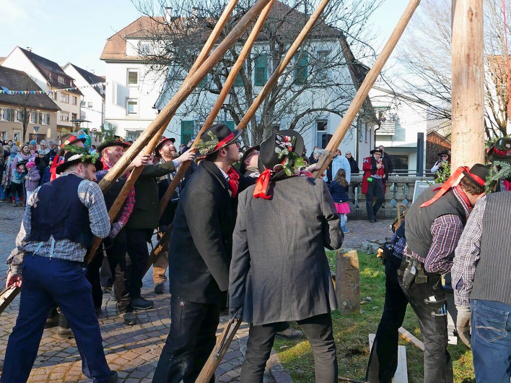 Die Narren sind los in Wehr und sorgen fr ausgelassene Stimmung.