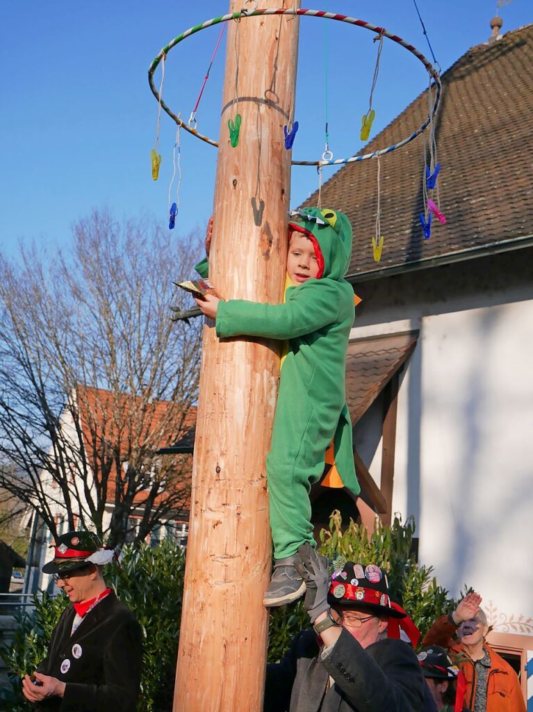 Die Narren sind los in Wehr und sorgen fr ausgelassene Stimmung.