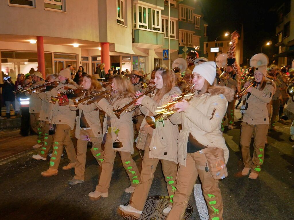 Die Narren sind los in Wehr und sorgen fr ausgelassene Stimmung.