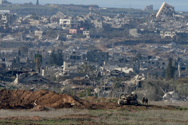 Nach pal&auml;stinensischen Angaben st...durch israelisches Feuer. (Archivbild)  | Foto: Ohad Zwigenberg/AP/dpa