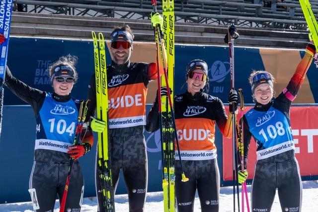 Leonie Walter aus St. Peter holt Doppelgold bei Para-Biathlon-WM