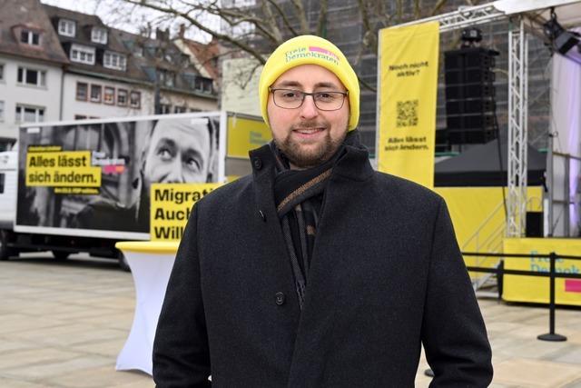 Ruben Schfer wurde kurzfristig FDP-Bundestagskandidat fr Freiburg