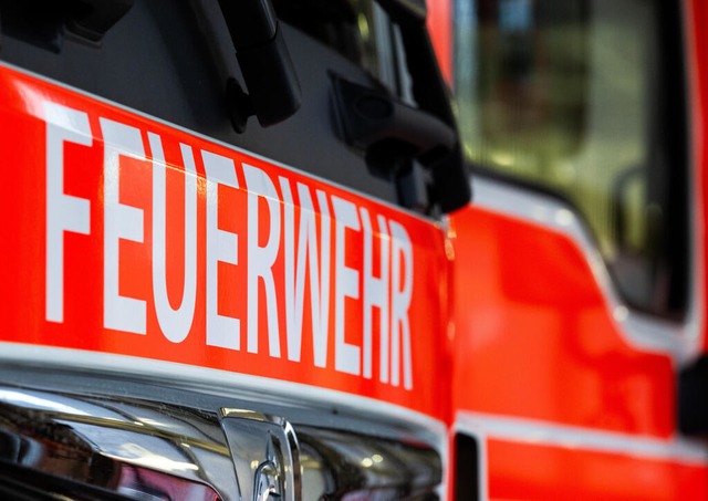 Die Feuerwehr war am Sonntagabend in Minseln im Einsatz.  | Foto: Soeren Stache (dpa)