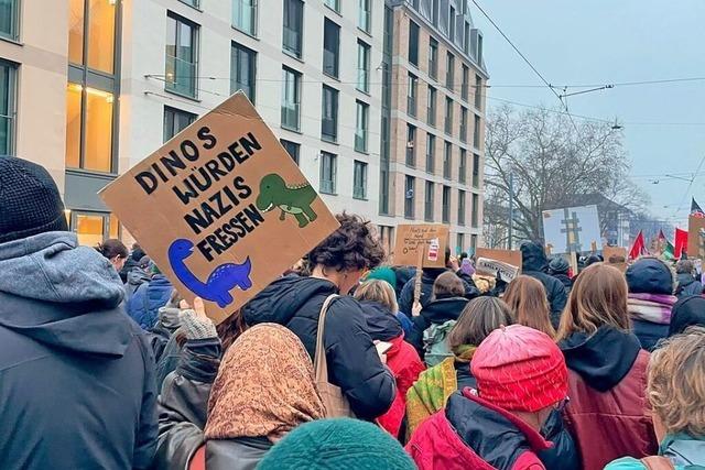 Fotos: Tausende demonstrieren in Freiburg gegen die AfD