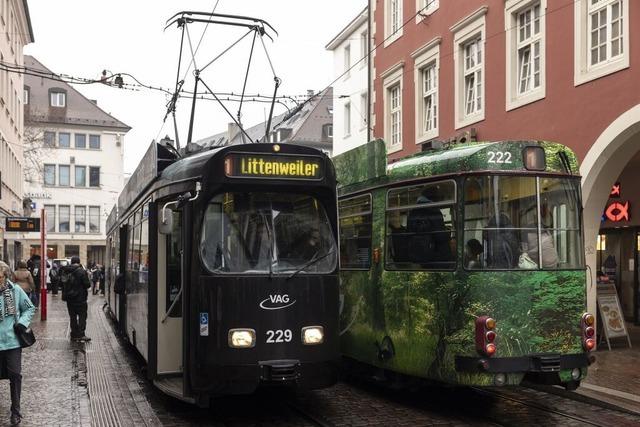 Bei Freiburgs Straenbahnen geht es ohne die Oldies nicht