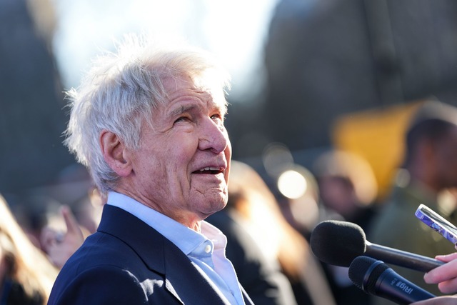 Harrison Ford bei der Europa-Premiere ...in America: Brave New World" in London  | Foto: Scott A Garfitt/Invision/AP/dpa