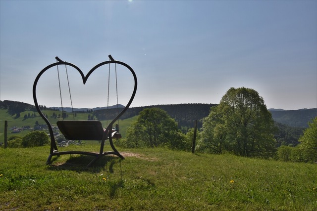 Mit Aussicht: die Herzschaukel  | Foto: Silke Kohlmann