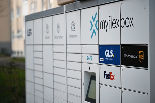 Myflexbox betreibt schon seit l&auml;n...auch DPD, dessen Logo hier noch fehlt.  | Foto: Wolf von Dewitz/dpa