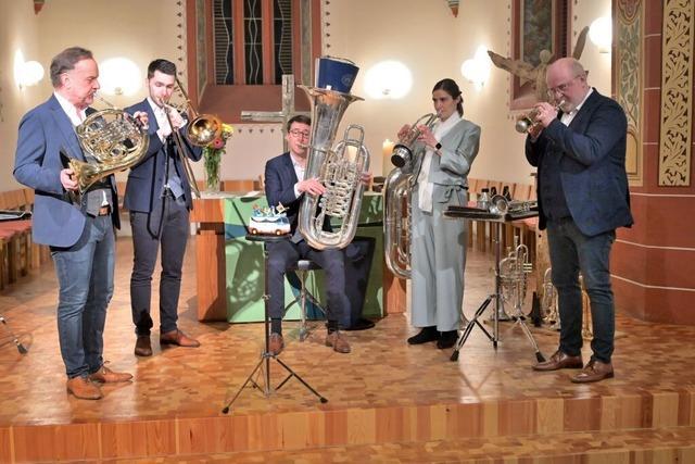 Harmonic Brass erlffnen das Konzertjahr in der Sexauer Kirche