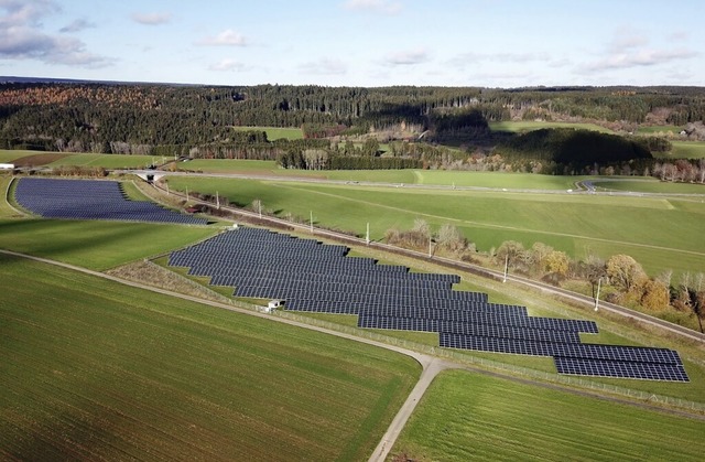 Eine Photovoltaikanlage, hier jene  im...m Bereich Strittberg errichtet werden.  | Foto: Philippe Thines