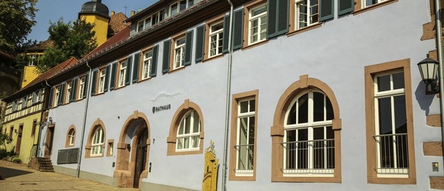 In den kommenden Jahren ist auch im Mahlberger Rathaus Sparen angesagt.  | Foto: Sandra Decoux-Kone