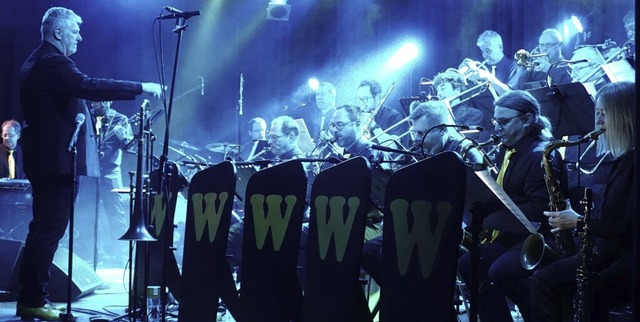 Die Big Band W begeisterte mit zwei Konzerten im Lahrer Schlachthof.  | Foto: Nicolas Wilhelm