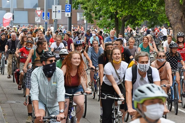 Aufgerufen wird, sich am 14. Februar a...reiburg am Fahrradkorso zu beteiligen.  | Foto: Rita Eggstein