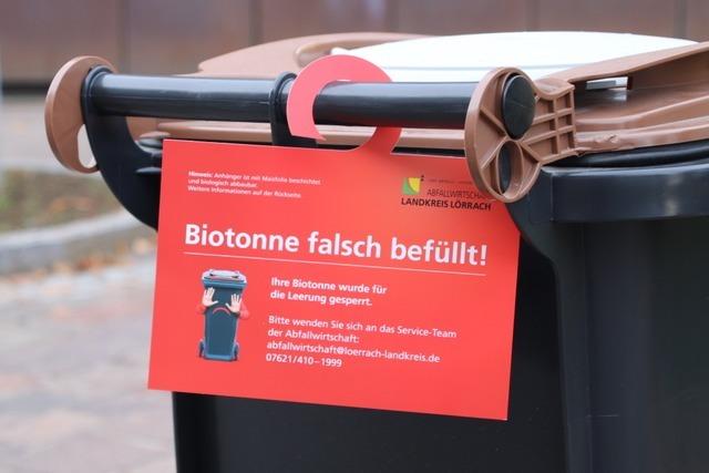 KI erkennt Zellulose-Tten im Biomll im Kreis Lrrach noch nicht