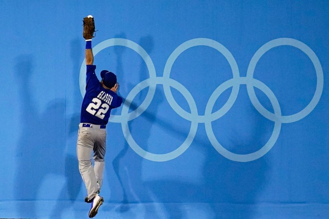 Ein israelisches Baseball-Team soll vo...r in Stuttgart ausgeladen worden sein.  | Foto: Sue Ogrocki/AP/dpa