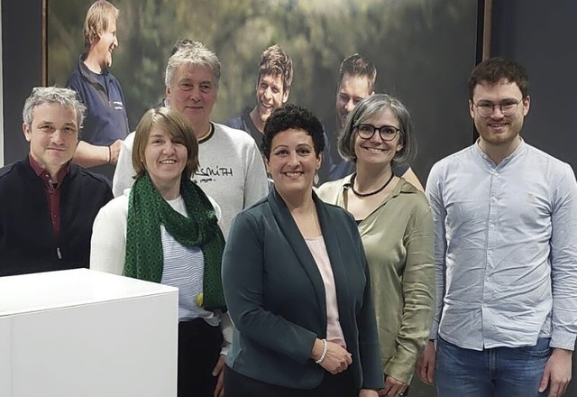 Marco Jansen (von links), Theresia Lin...min Ateia, Heike Senn und Dominik Senn  | Foto: Ortsverband Bndnis 90/ Die Grnen Lrrach