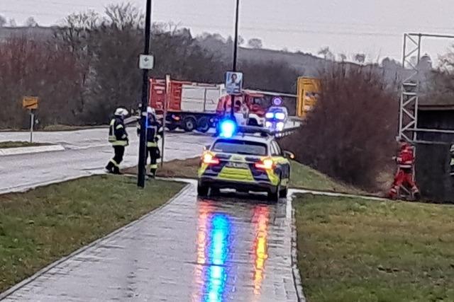 B3 in Lahr wegen schwerem Unfall zeitweise gesperrt