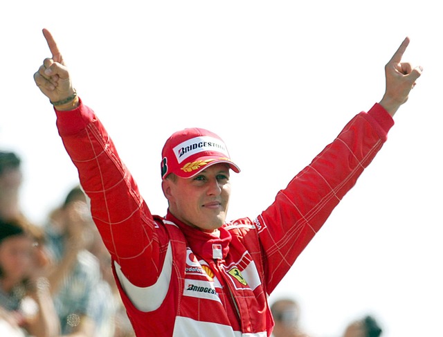 Michael Schumacher wird seit seinem sc...n der &Ouml;ffentlichkeit abgeschirmt.  | Foto: Gero Breloer/dpa