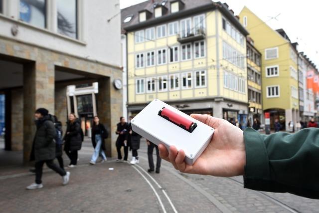 In Freiburg sollen hunderte Sensoren die Bewegungen von Menschenmassen erfassen