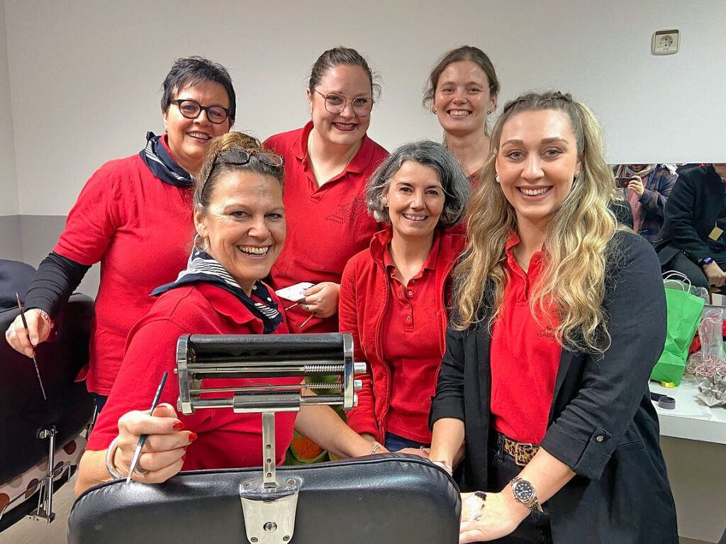 Das Schminkteam im Kursaal