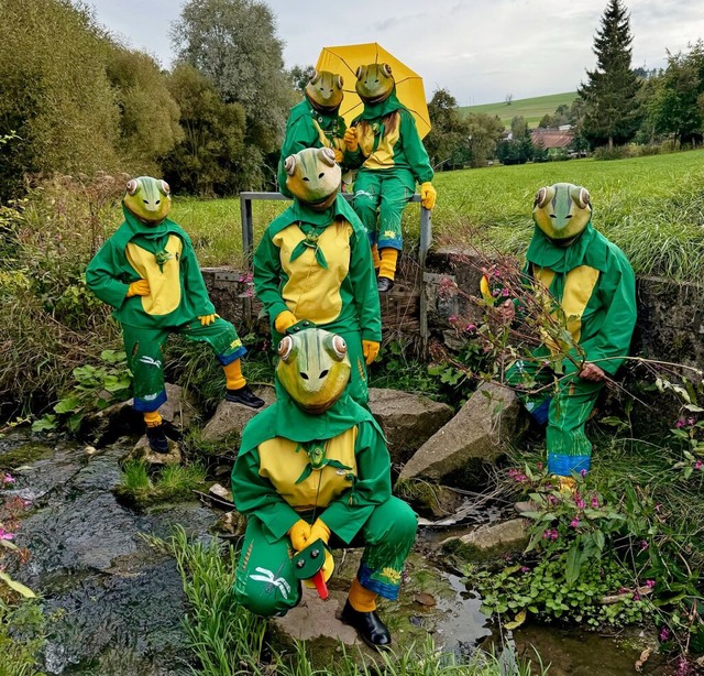 Die Wellendinger Frsche gibt es schon...um zum 25-jhrigen Bestehen suggeriert  | Foto: Annabel Albert