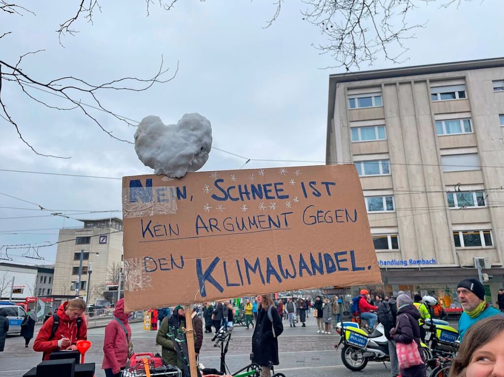 Klimaprotest in Freiburg<?ZE?>
