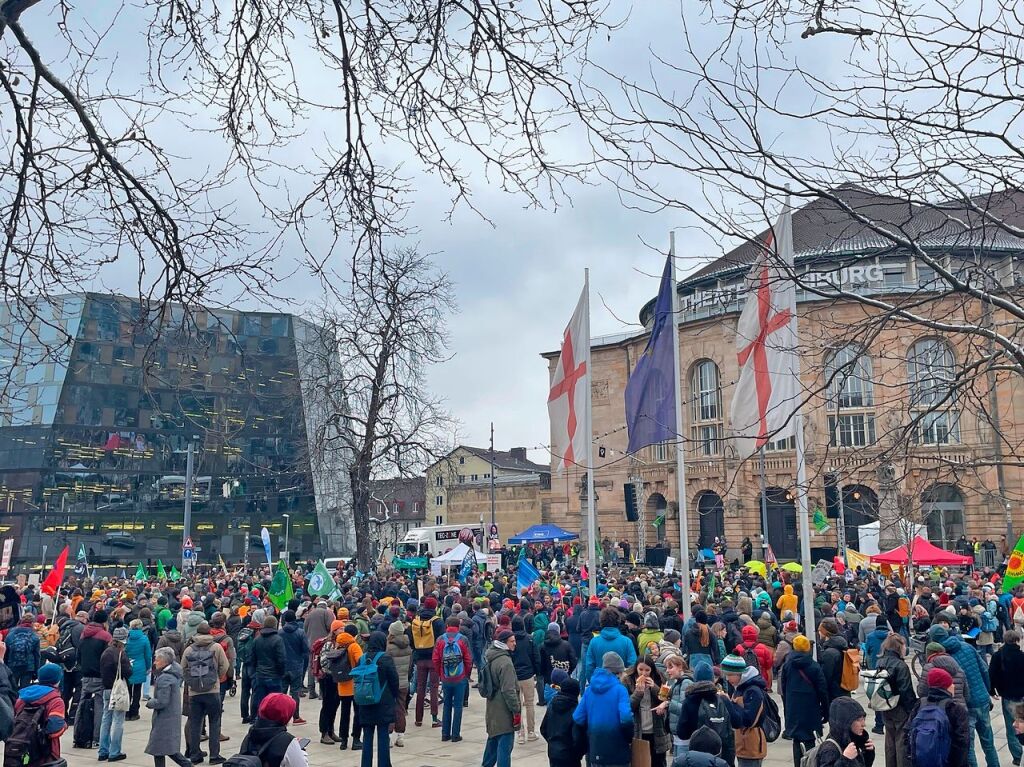 Klimaprotest in Freiburg<?ZE?>
