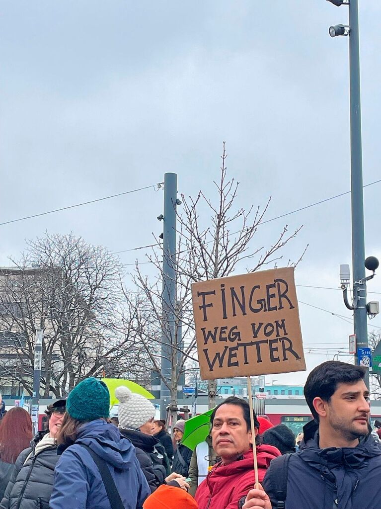 Klimaprotest in Freiburg<?ZE?>
